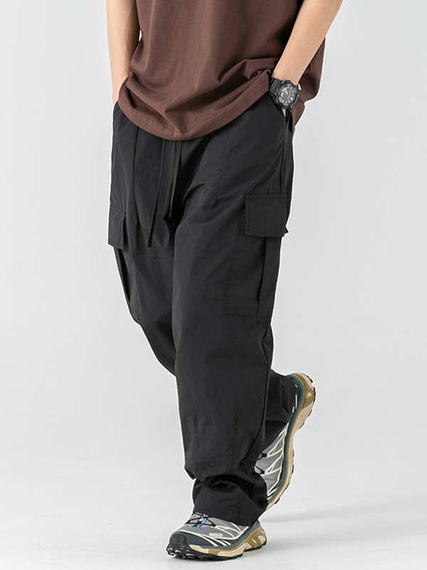 Men's Casual Loose Fit Cargo Pants-2